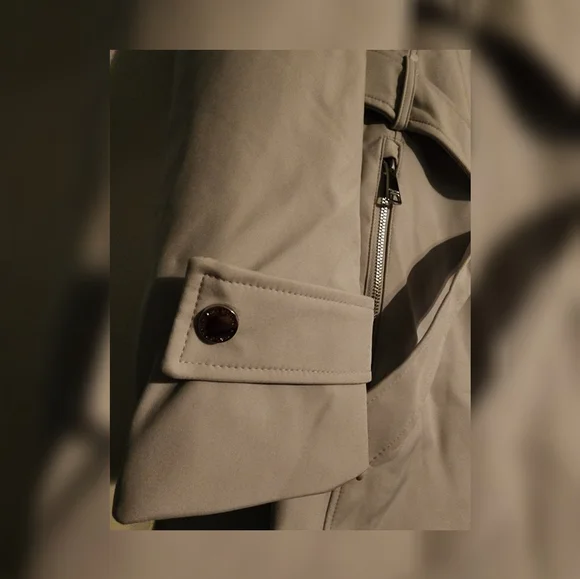 NWT Halston Women's Belted Trench Coat S (4-6) - Picture 6 of 12